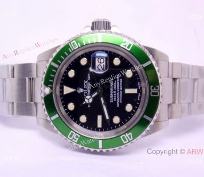 50th Anniversary Rolex Submariner Green Bezel watch - ETA2824 Movement